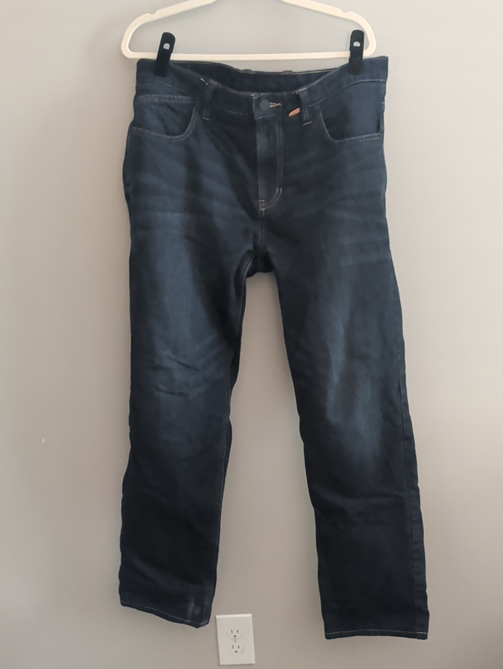 Protective Riding Classic Straight-Leg Jeans With Padding